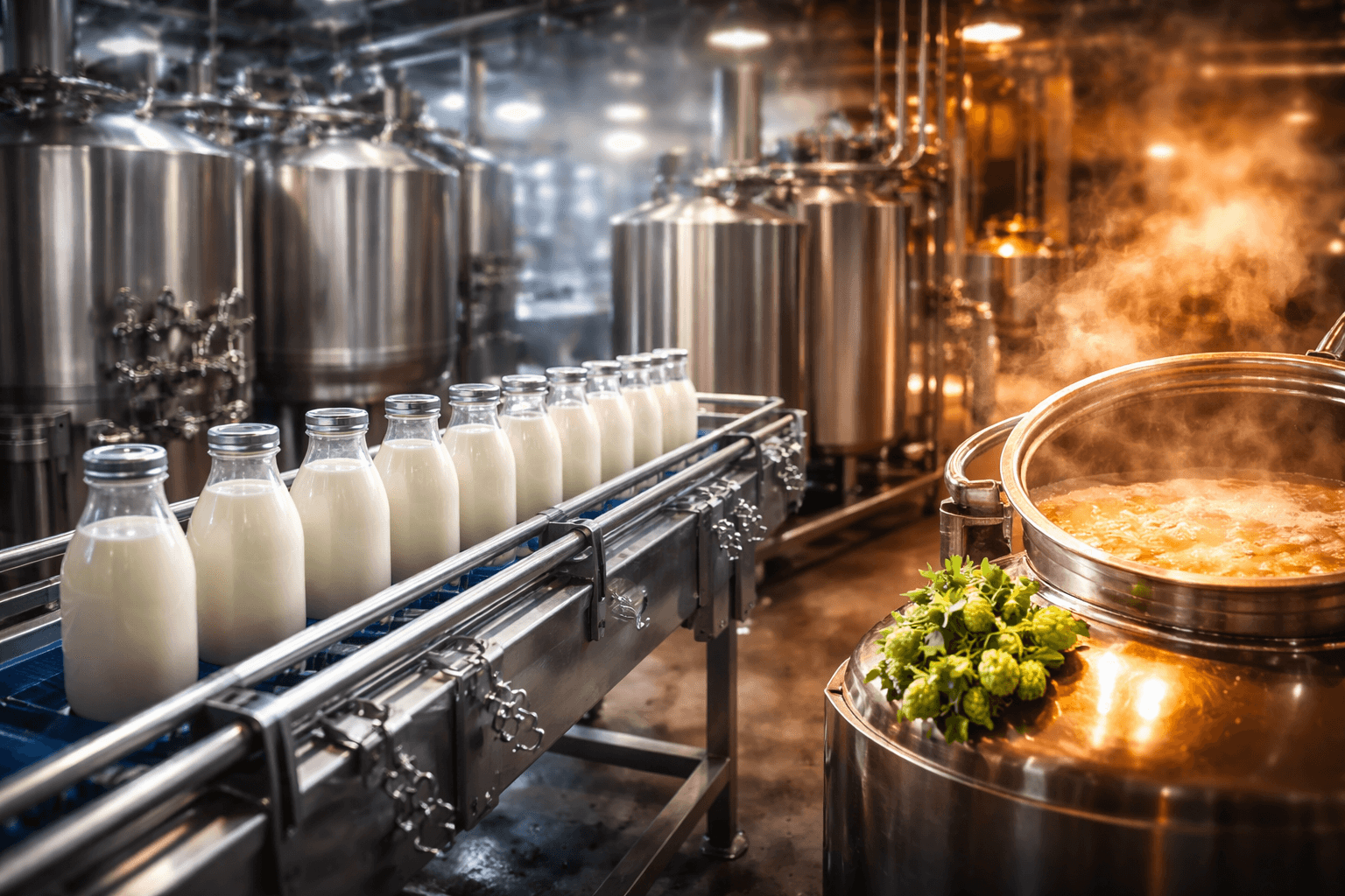 Dairy and hygienic process CIP-oriented engineering