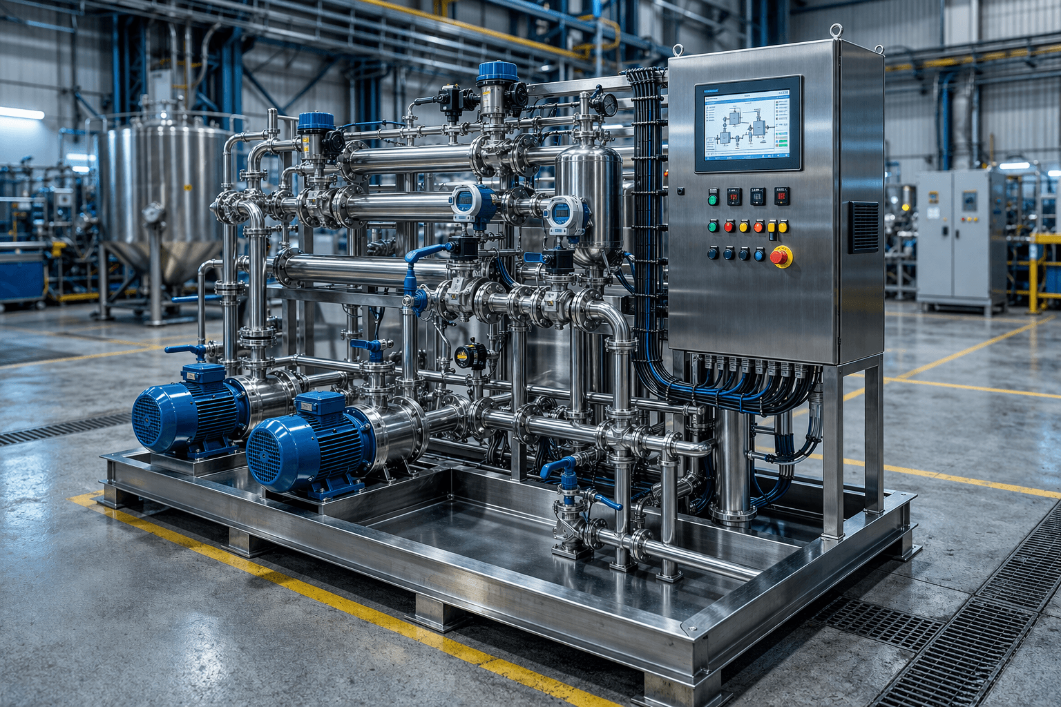 Process skid engineering